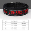 Custom Dog Collar Reflective with Pet Name Phone Number, Personalized Collar, Pet Collar, Personalized Dog Collar, Small Medium Large Dogs