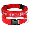 Custom Dog Collar Reflective with Pet Name Phone Number, Personalized Collar, Pet Collar, Personalized Dog Collar, Small Medium Large Dogs