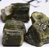 Raw Green Tourmaline Stone - Chunk Rock - Rough Chunk Natural Gemstone Raw Materials - Tourmaline Specimen - For Wire Wrap Pendant Jewelry