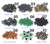 Natural Stone Beads - Bracelet Making Kit - Round Loose Gemstone Beads Lot For Jewelry Making Bracelet and Jewelry 4 mm 6 mm 8 mm 10mm DIY
