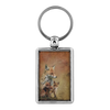 Orange Fox Vixen Wildlife Art Keychain - Woodland Nature Keychain - Fox Lover Gift