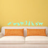 9 Glow In The Dark Cat Stickers