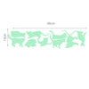 9 Glow In The Dark Cat Stickers