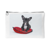 Custom Personalized Bulldog Photo Pouch - Turn Your Photos into a Pouch Pencil Case Makeup Bag