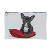 Custom Personalized Bulldog Photo Pouch - Turn Your Photos into a Pouch Pencil Case Makeup Bag