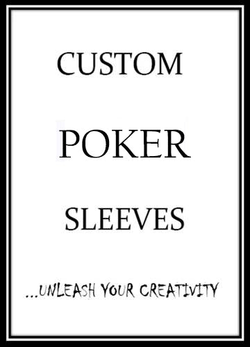 Custom Card Sleeves For Poker Cards - Custom Poker Card Sleeves - Design Your Own Trading Card Sleeves - DIY Card Sleeves