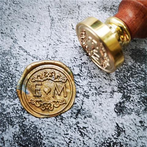 Custom Wax Stamp -Personalized Wax Seal - Business Logo Wax Seal - Sceau Cire Personnalisé - Timbro Ceralacca Personalizzato - Made to Order