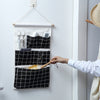 Linen Wall Hanging Organizer with Pattern