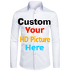Custom Shirt - Personalized Shirt - Design Your Own Shirt - Formal Long Sleeve Shirt - Company Logo Pattern Dress Shirt