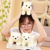 LightningStore Adorable Cute Standing Polar Bear Stuffed Animal Doll Realistic Looking Plush Toys Plushie Children's Gifts Animals