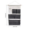Linen Wall Hanging Organizer with Pattern