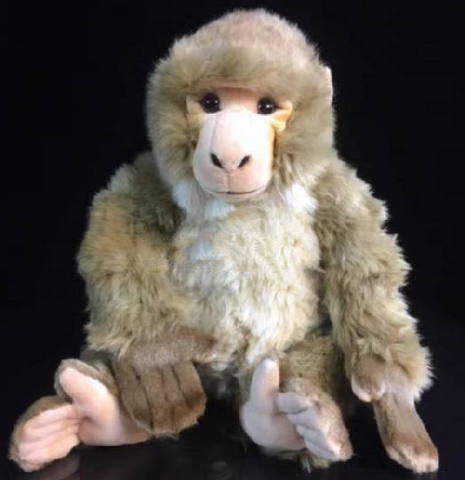 LightningStore Adorable Cute White Gibbon Monkey Stuffed Animal Doll Realistic Looking Plush Toys Plushie Children's Gifts Animals