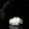 LightningStore Adorable Cute Sleeping Lying Black and White Cat Doll Realistic Looking Stuffed Animal Plush Toys Plushie Children's Gifts Animals