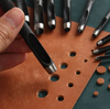 10 Pieces Leather Hole Punch Set - Belt Punch - Round Shape Hallow Cutter - 1mm - 10mm - Leather Punch Tool Set - Craft Supplies DIY