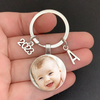 Custom Photo Keychain , Personalized Photo Keychain, Circle Keychain Engraved, Photograph Keychain, Personalized Picture Keychain, Couples