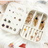 Portable Jewelry Organizer - Jewelry Storage Box Case - Ideal For Storing Your Earnings, Rings and Necklaces
