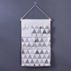 Linen Wall Hanging Organizer with Pattern