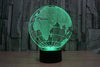 Baby Product - Europe Asia Africa Hologram LED Night Light Lamp - Color Changing