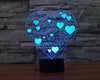 Baby Product - I Love You Heart Hologram LED Night Light Lamp - Color Changing