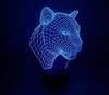 Baby Product - Night Light For Baby - Black Panther Jaguar Hologram LED Night Light Lamp - Color Changing