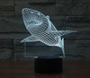 Baby Product - Shark Hologram LED Night Light Lamp - Color Changing
