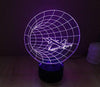 Baby Product - Space Vortex Hyperdrive Hologram LED Night Light Lamp - Color Changing