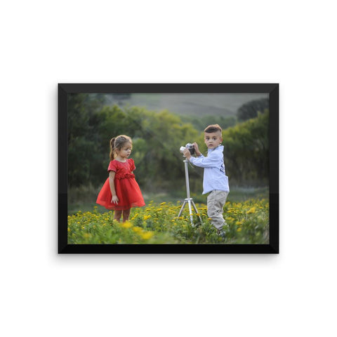 Child Photographers Framed Photo Poster Wall Art Decoration Decor For Bedroom Living Room