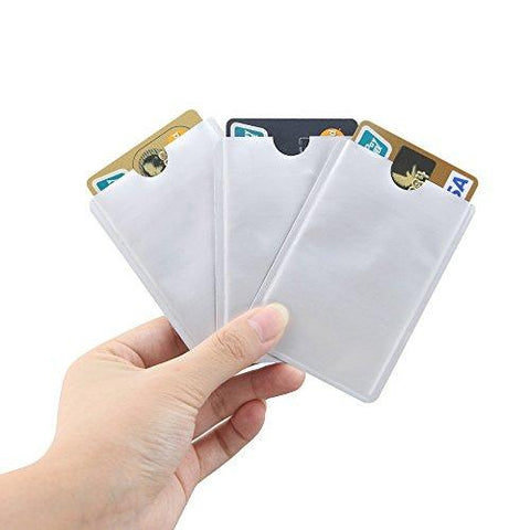Credit Card Sleeve With RFID Blocking (20 Pieces)