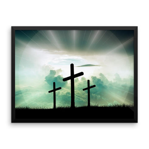 Cross Framed Photo Poster Wall Art Decoration Decor For Bedroom Living Room