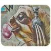 Sloth Music Graphiti Bubble Gum Mouse Pad - Cool Punk Sloth Mouse Mat