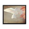 Dove Framed Photo Poster Wall Art Decoration Decor For Bedroom Living Room