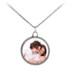 Customizable Photo Necklace - Create Your Own Personalized Family Photo Necklace
