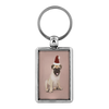 Custom Personalized Pug Photo Keychain - Turn Your Photos into a Keychain