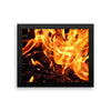 Fire Framed Photo Poster Wall Art Decoration Decor For Bedroom Living Room