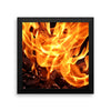 Fire Framed Photo Poster Wall Art Decoration Decor For Bedroom Living Room