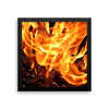 Fire Framed Photo Poster Wall Art Decoration Decor For Bedroom Living Room