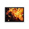 Fire Framed Photo Poster Wall Art Decoration Decor For Bedroom Living Room