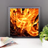 Fire Framed Photo Poster Wall Art Decoration Decor For Bedroom Living Room