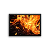 Fire Framed Photo Poster Wall Art Decoration Decor For Bedroom Living Room
