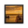 Fishing Harbor SeaSide Framed Photo Poster Wall Art Decoration Decor For Bedroom Living Room
