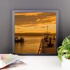 Fishing Harbor SeaSide Framed Photo Poster Wall Art Decoration Decor For Bedroom Living Room