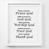 God In Every Moment Limited Edition Canvas Poster