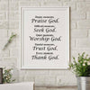 God In Every Moment Limited Edition Canvas Poster