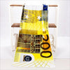 Home - LightningStore 200 Euro Currency Bill Beach Towel - Microfiber Bath Towels For Adults - Toalla Bathroom 70*140 Cm - Personalize Your House With This Elegant Towel