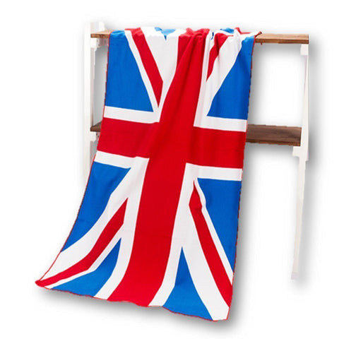 Home - LightningStore UK Flag Beach Towel - Microfiber Bath Towels For Adults - Toalla Bathroom 70*140 Cm - Personalize Your House With This Elegant Towel