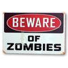 Home - LightningStore Vintage Metal Beware Of Zombies Sign Board - Excellent For Decorating Your Home Cafe Or Shop - Home Decor Suppliers