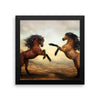 Horse Brothers Framed Photo Poster Wall Art Decoration Decor For Bedroom Living Room