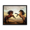 Horse Brothers Framed Photo Poster Wall Art Decoration Decor For Bedroom Living Room