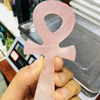 Rose Quartz Ankh - Egyptian Ankh - Orgone - Pendant - Natural Stone Crystal - Spiritual