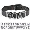 Custom Letter Bracelet - Comes in Gold Silver Black and Rose Gold